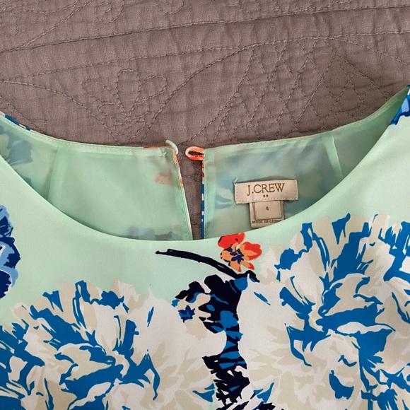 J. Crew Floral Shift Mini Dress - Picture 3 of 6